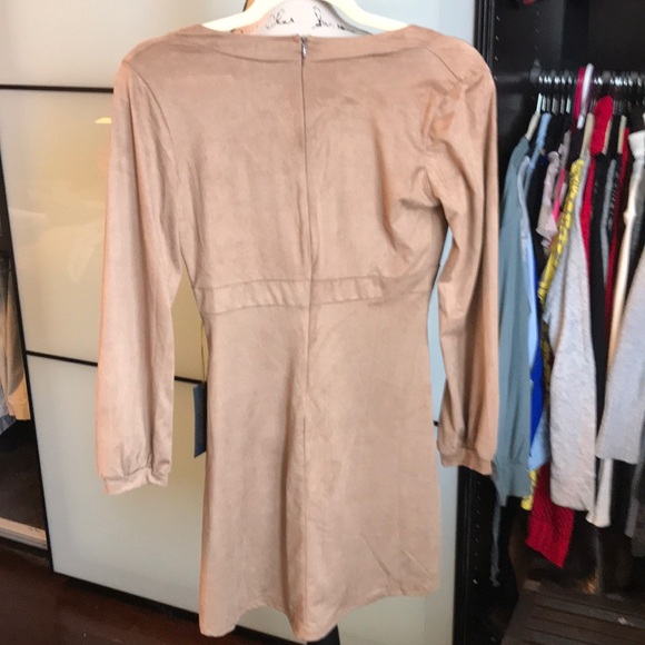 Faux suede dress NWT - Picture 5 of 7